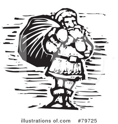 Royalty-Free (RF) Santa Clipart Illustration by xunantunich - Stock Sample #79725