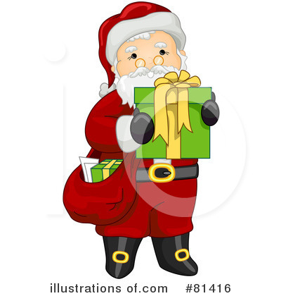 Royalty-Free (RF) Santa Clipart Illustration by BNP Design Studio - Stock Sample #81416