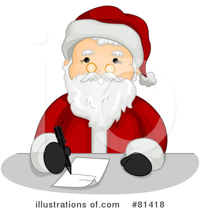 Royalty-Free (RF) Santa Clipart Illustration by BNP Design Studio - Stock Sample #81418