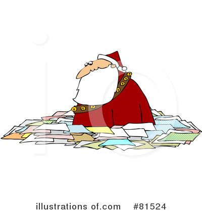 Royalty-Free (RF) Santa Clipart Illustration by djart - Stock Sample #81524