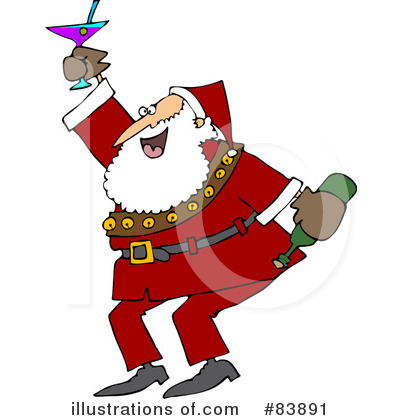 Royalty-Free (RF) Santa Clipart Illustration by djart - Stock Sample #83891