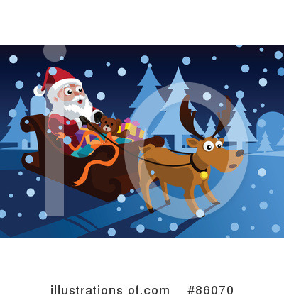 Royalty-Free (RF) Santa Clipart Illustration by mayawizard101 - Stock Sample #86070