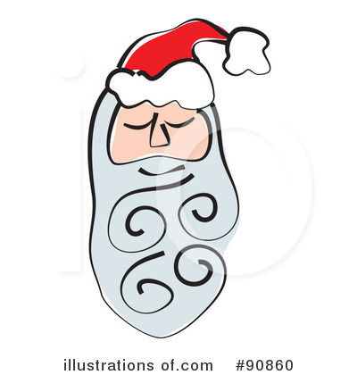 Royalty-Free (RF) Santa Clipart Illustration by Prawny - Stock Sample #90860