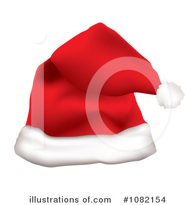 Santa Cap Clipart #1082154 by michaeltravers