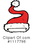 Santa Hat Clipart #1117796 by lineartestpilot