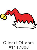 Santa Hat Clipart #1117808 by lineartestpilot