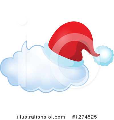 Royalty-Free (RF) Santa Hat Clipart Illustration by visekart - Stock Sample #1274525