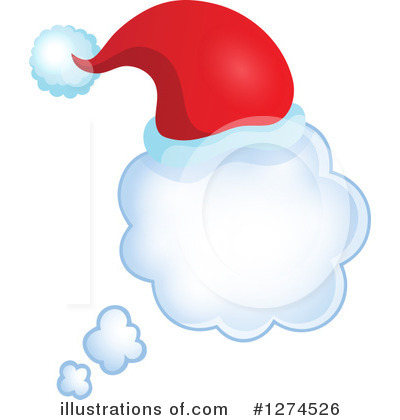 Royalty-Free (RF) Santa Hat Clipart Illustration by visekart - Stock Sample #1274526