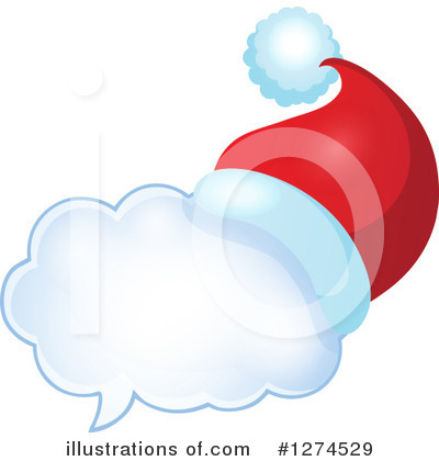 Royalty-Free (RF) Santa Hat Clipart Illustration by visekart - Stock Sample #1274529
