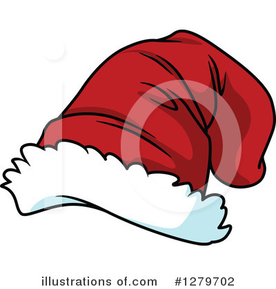 Santa Hat Clipart #1279702 by Vector Tradition SM