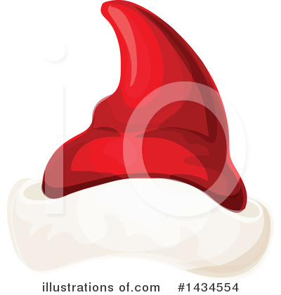Royalty-Free (RF) Santa Hat Clipart Illustration by Vector Tradition SM - Stock Sample #1434554