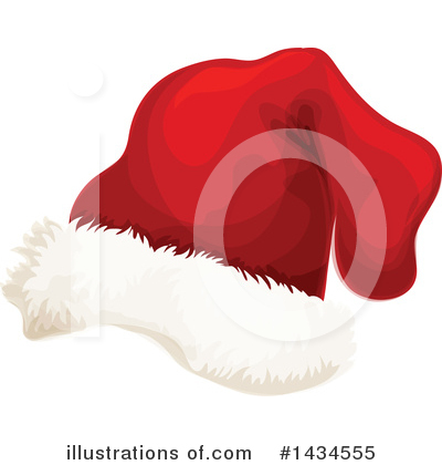 Royalty-Free (RF) Santa Hat Clipart Illustration by Vector Tradition SM - Stock Sample #1434555