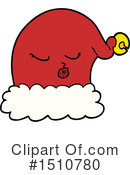 Santa Hat Clipart #1510780 by lineartestpilot