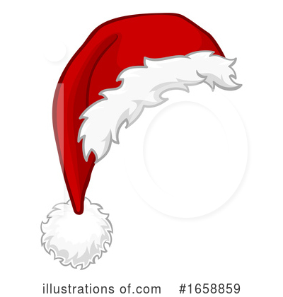 Royalty-Free (RF) Santa Hat Clipart Illustration by AtStockIllustration - Stock Sample #1658859