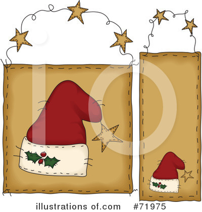 Royalty-Free (RF) Santa Hat Clipart Illustration by inkgraphics - Stock Sample #71975