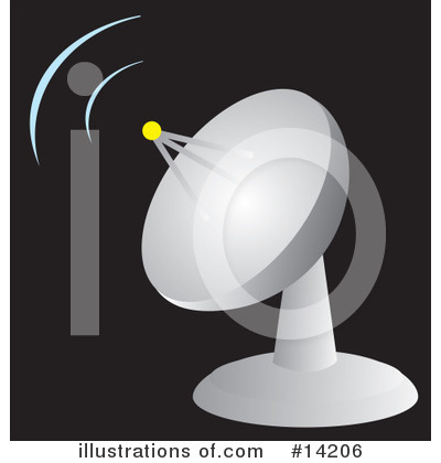 Royalty-Free (RF) Satellite Clipart Illustration by Rasmussen Images - Stock Sample #14206
