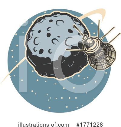 Royalty-Free (RF) Satellite Clipart Illustration by Vector Tradition SM - Stock Sample #1771228