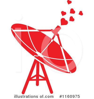 Royalty-Free (RF) Satellite Dish Clipart Illustration by Zooco - Stock Sample #1160975