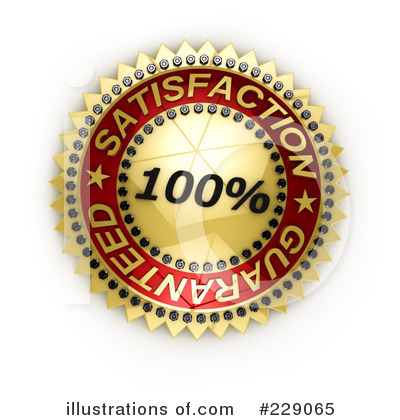 Royalty-Free (RF) Satisfaction Guarantee Clipart Illustration by stockillustrations - Stock Sample #229065