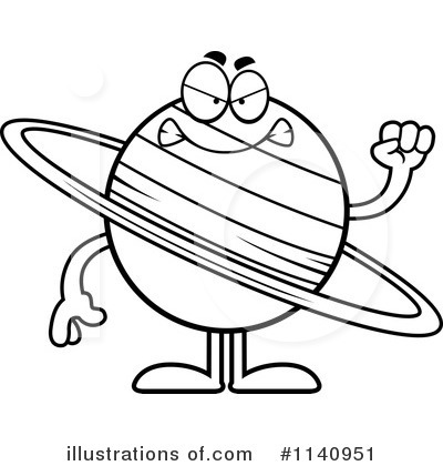 Royalty-Free (RF) Saturn Clipart Illustration by Cory Thoman - Stock Sample #1140951