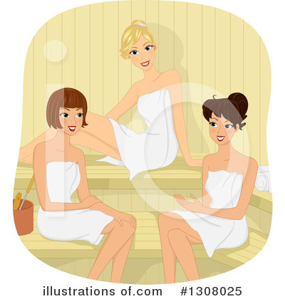 Royalty-Free (RF) Sauna Clipart Illustration by BNP Design Studio - Stock Sample #1308025