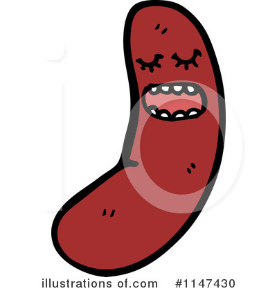 Royalty-Free (RF) Sausage Clipart Illustration by lineartestpilot - Stock Sample #1147430
