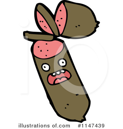 Royalty-Free (RF) Sausage Clipart Illustration by lineartestpilot - Stock Sample #1147439