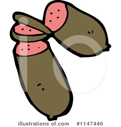 Royalty-Free (RF) Sausage Clipart Illustration by lineartestpilot - Stock Sample #1147440