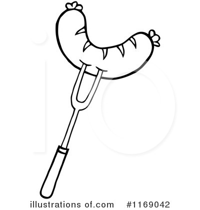 Royalty-Free (RF) Sausage Clipart Illustration by Hit Toon - Stock Sample #1169042