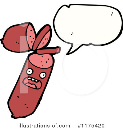 Royalty-Free (RF) Sausage Clipart Illustration by lineartestpilot - Stock Sample #1175420