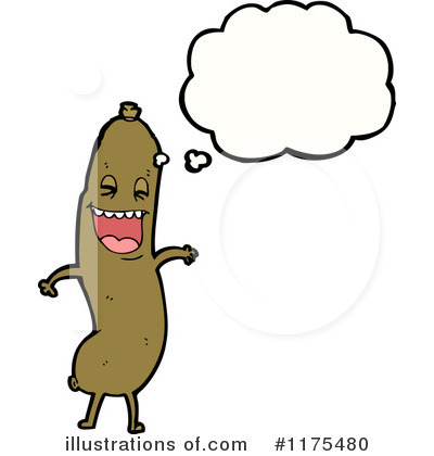 Royalty-Free (RF) Sausage Clipart Illustration by lineartestpilot - Stock Sample #1175480