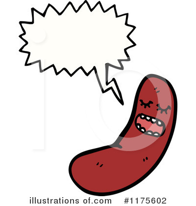 Royalty-Free (RF) Sausage Clipart Illustration by lineartestpilot - Stock Sample #1175602