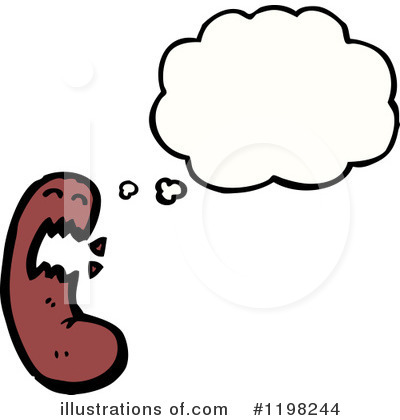 Royalty-Free (RF) Sausage Clipart Illustration by lineartestpilot - Stock Sample #1198244