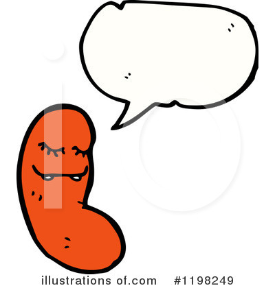 Royalty-Free (RF) Sausage Clipart Illustration by lineartestpilot - Stock Sample #1198249