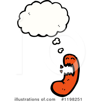 Royalty-Free (RF) Sausage Clipart Illustration by lineartestpilot - Stock Sample #1198251