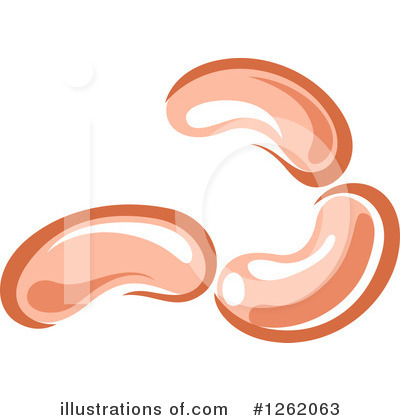 Royalty-Free (RF) Sausage Clipart Illustration by Vector Tradition SM - Stock Sample #1262063