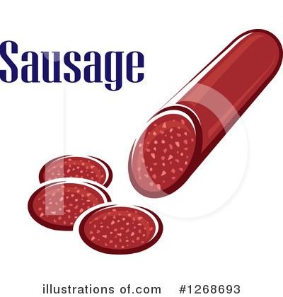 Royalty-Free (RF) Sausage Clipart Illustration by Vector Tradition SM - Stock Sample #1268693