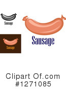 Sausage Clipart #1271085 by Vector Tradition SM