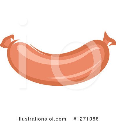 Royalty-Free (RF) Sausage Clipart Illustration by Vector Tradition SM - Stock Sample #1271086