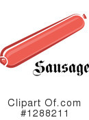Sausage Clipart #1288211 by Vector Tradition SM