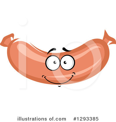 Royalty-Free (RF) Sausage Clipart Illustration by Vector Tradition SM - Stock Sample #1293385