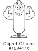 Sausage Clipart #1294116 by Hit Toon