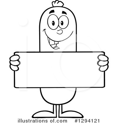 Royalty-Free (RF) Sausage Clipart Illustration by Hit Toon - Stock Sample #1294121
