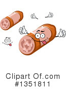 Sausage Clipart #1351811 by Vector Tradition SM