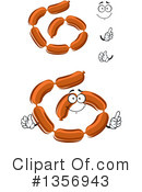Sausage Clipart #1356943 by Vector Tradition SM