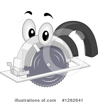 Circular Saw Clipart #1262641 by BNP Design Studio