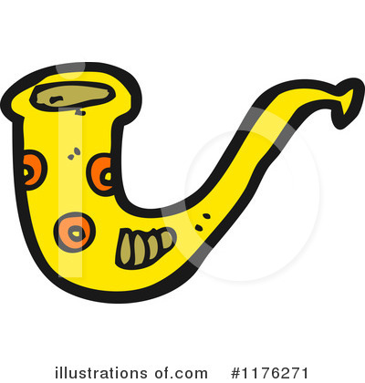Royalty-Free (RF) Saxophone Clipart Illustration by lineartestpilot - Stock Sample #1176271