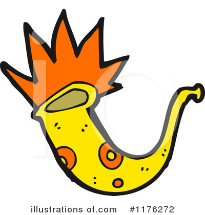 Royalty-Free (RF) Saxophone Clipart Illustration by lineartestpilot - Stock Sample #1176272
