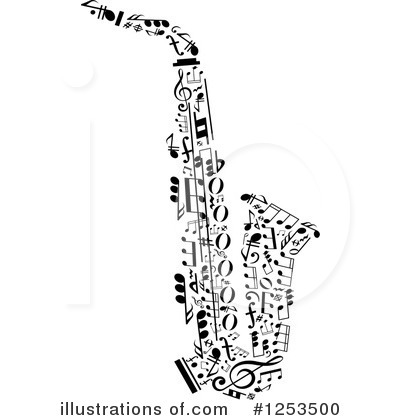 Music Notes Clipart #1253500 by Vector Tradition SM