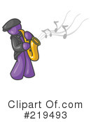 Saxophone Clipart #219493 by Leo Blanchette